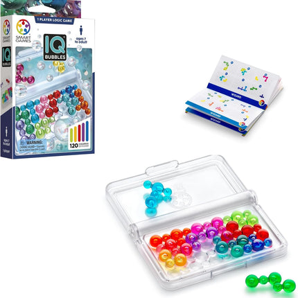 IQ Bubbles Logic Puzzle Game with 120 Challenges Travel Brain Teaser