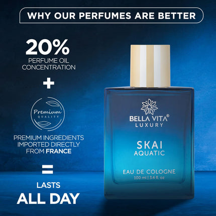 BellaVita CEO Man & SKAI Aquatic Fragrance Duo Gift Set 2 x 100ml