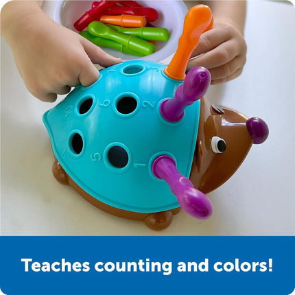 Toddler Spike Hedgehog Toy with Shape Matching Fine Motor Skills Game