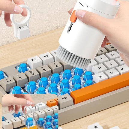 20-in-1 Keyboard Cleaner Kit for Laptop PC Phone Tablet Camera White Portable