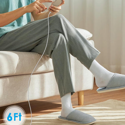 2 Pack 20W PD Fast Charger Block with 6FT USB C Cable for iPhone Series