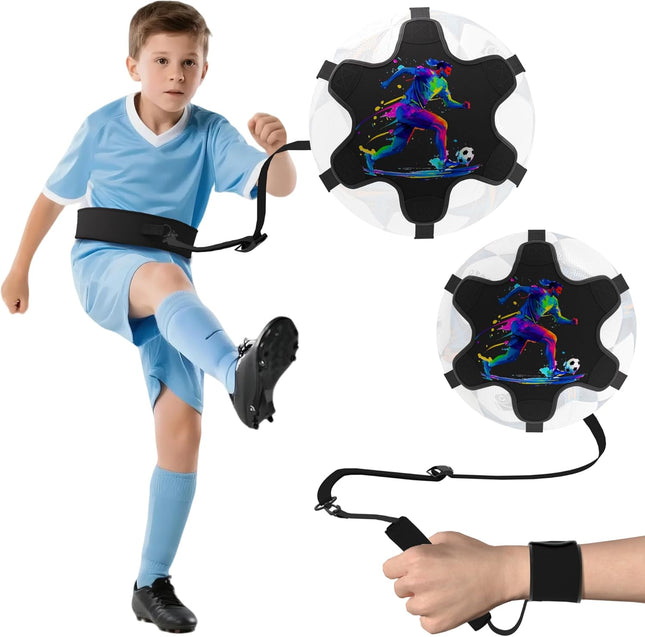 Soccer Training Equipment – Adjustable Waist & Wrist Belt for Kicking & Passing