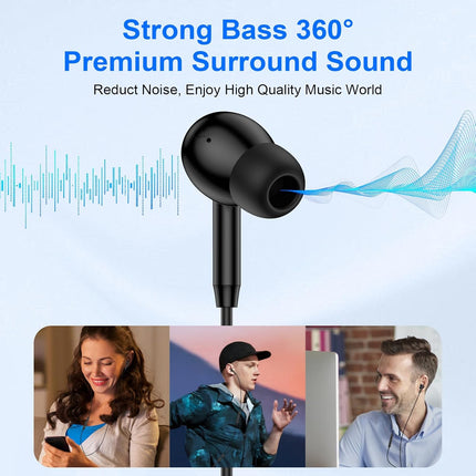 USB-C Samsung Earbuds – Wired In-Ear Headphones with Mic for Galaxy Phones