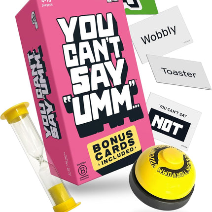 Fast Paced Family Word Party Game for Adults with Bonus Content Game Night Fun