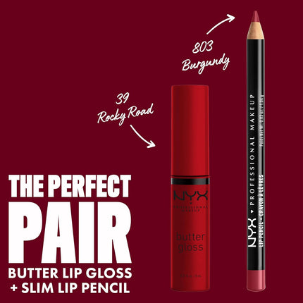 Butter Gloss Rocky Road Wine Non Sticky Lip Gloss Smooth Shine