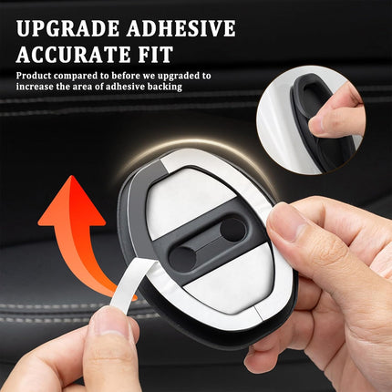 4PCS Upgraded Silicone Car Door Latch Guard Cover – Noise Reduction & Door Protector