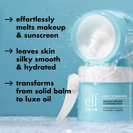 SKIN Holy Hydration! Face Cleanser – Removes Makeup, Hydrates with Hyaluronic Acid