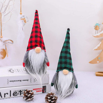3PCS Santa Gnomes – Handmade Scandinavian Tomte Plush Christmas Table Decor