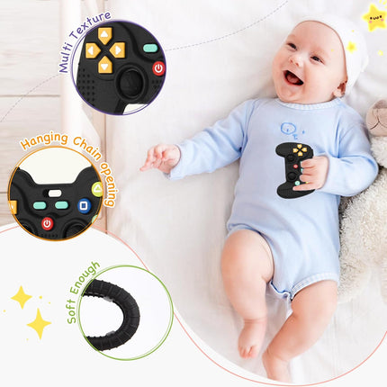 Silicone Teethers for Babies – 0-12 Months Sensory Chew Toys & Baby Gifts