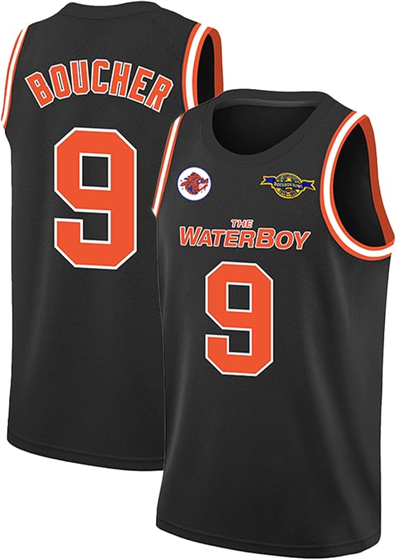 Bobby Boucher #9 The Waterboy Basketball Jersey, 90s Movie Stitched Unisex Shirt