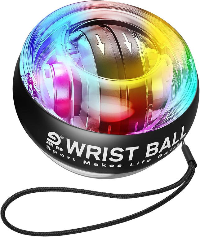 Auto Start Gyro Wrist Trainer Ball Forearm Grip Strength Exerciser Fitness