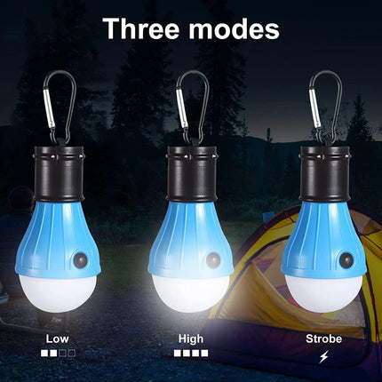 LED Camping Tent Lantern 5 Pack Waterproof Emergency Lights with Hooks