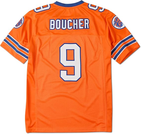 Men's Bobby Boucher #9 The Waterboy Football Jersey, 90s Movie Party Costume Shirt