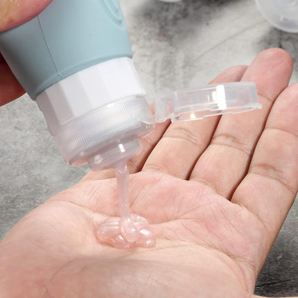 4 Pack TSA Approved Travel Bottles – 3oz Silicone Leak Proof Toiletry Containers