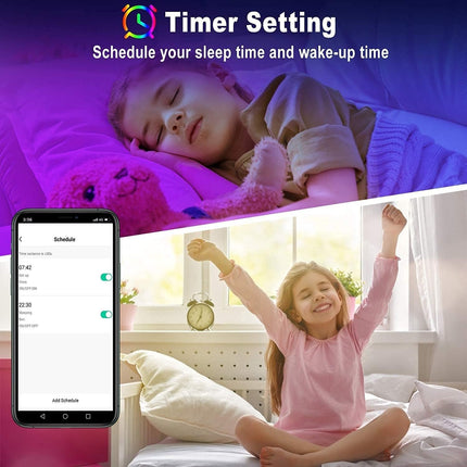 50ft RGB LED Strip Lights – Bluetooth Smart App & Remote Control