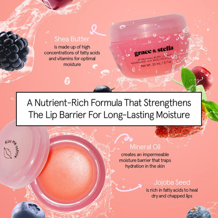 Lip Butter 1-Pack – Hydrating Overnight Repair, Vegan Gift for Teens & Women