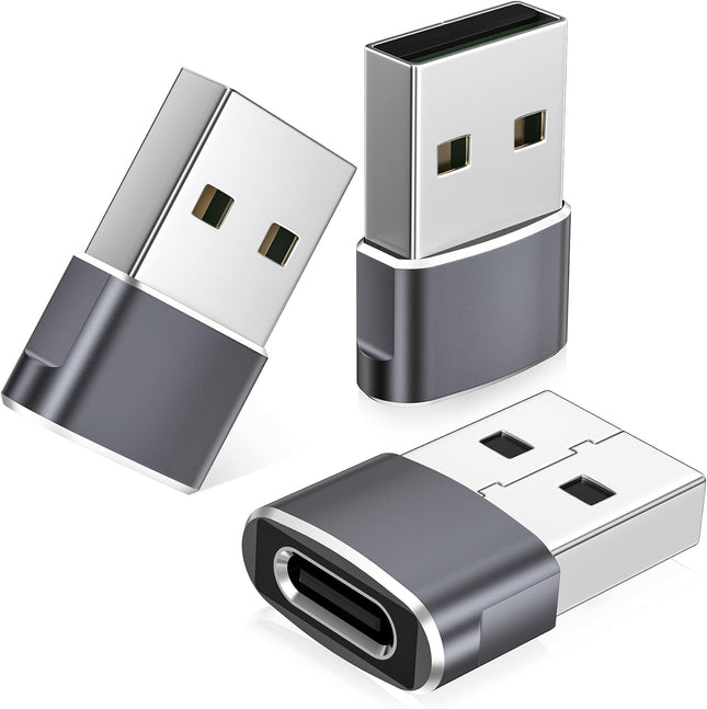 USB to USB C Adapter Type C Female to USB A Male Converter Charger