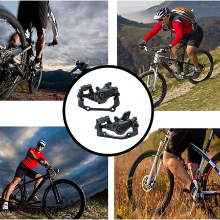 1 Pair Bike Mechanical Disc Brake Calipers, Front Rear Universal MTB Road Folding Bikes