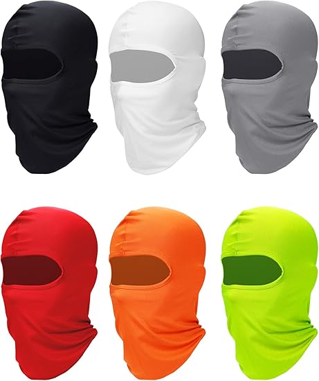 6-Pack Balaclava Ski Masks – Winter Face Cover UV Windproof for Men & Women