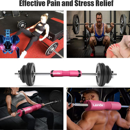 Squat Pad Foam Barbell Pad for Squats Lunges Hip Thrusts & Weight Training