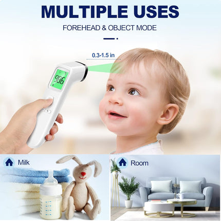 Accurate Baby & Adult Thermometer with Fever Alarm & Silent Mode
