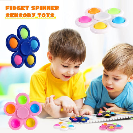 10-Pack Fidget Spinners for Kids – Fun Classroom Rewards & Birthday Party Favors