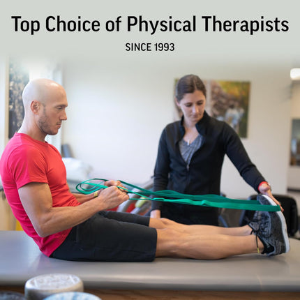 Stretching Strap with Exercise Book for Mobility, Yoga & Muscle Recovery