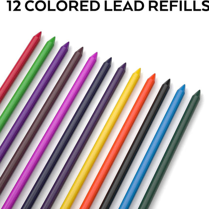 11-Piece 2mm Mechanical Pencil Set – Colored Pencils, Drafting Tools & Accessories