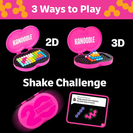 Kanoodle Fan Edition 20th Anniversary Magenta Brain Teaser Puzzle Game