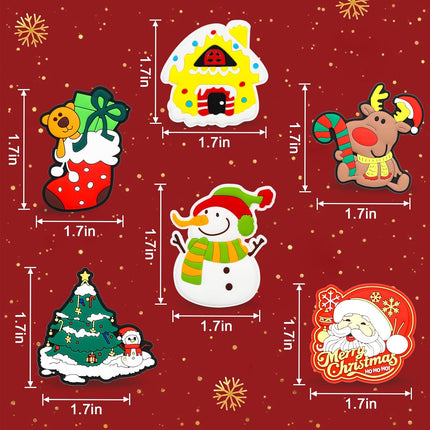 Christmas Fridge Magnets for Kids – Large Soft Toddler Magnets for Learning & Play