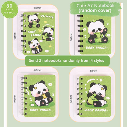 71PCS Panda Office Supplies Set – Kawaii Stationery, Gel Pens, Notebook, Favors