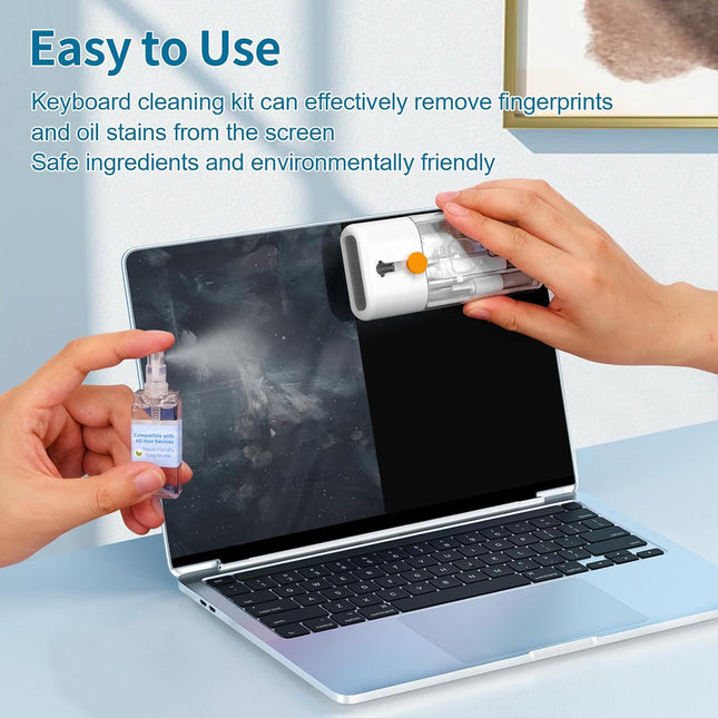 Keyboard Laptop Cleaning Kit All in One Computer Screen Cleaner and Brush