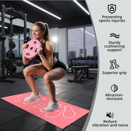 31" Squat Pad Non Slip Stabilizing Mat for Squats Lunges and Leg Workouts