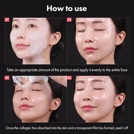 Real Collagen Fit Hydrolyzed Peel-Off Mask – Elasticity & Hydrating Glow