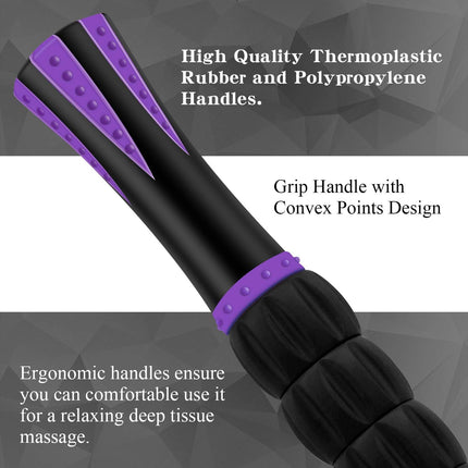 Muscle Roller Stick 18 Inch for Deep Tissue Massage and Myofascial Relief