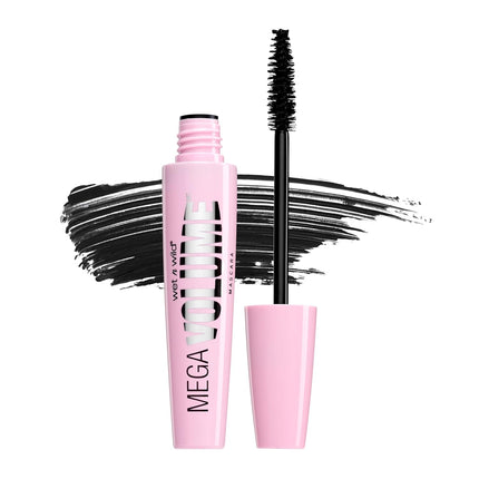 Mega Volume Mascara, Volumizing Waterproof Smudge-Resistant Vegan, Very Black