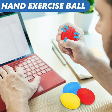 8 Pack Grip Strength Trainer Set for Forearm, Wrist and Finger Exercise