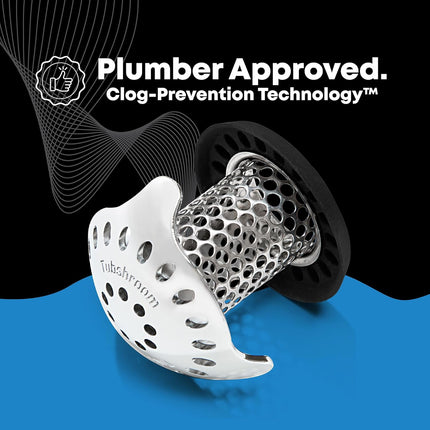 Ultra Bath Tub Drain Protector – Hair Catcher & Strainer, Stainless Steel