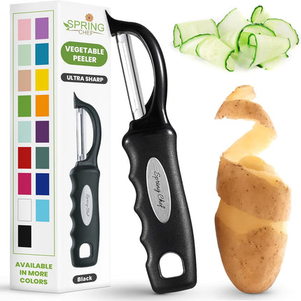 Premium Swivel Vegetable Peeler – Soft Grip, Ultra Sharp Stainless Steel