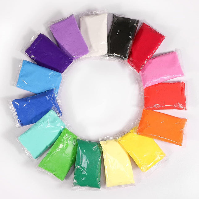 24-Color Magic Foam Clay Kit – DIY Sculpting & Molding for Boys & Girls