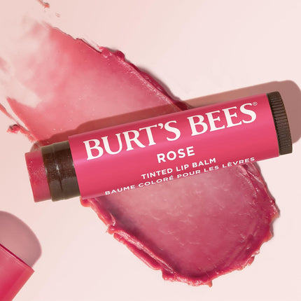 2 Pack Lip Tint Balm Petal Rose Long Lasting Hydrating Buildable Color
