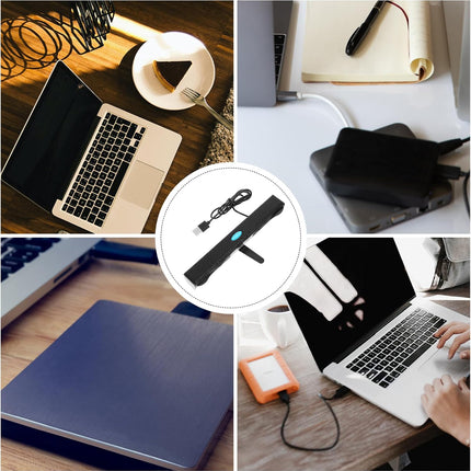 Portable USB 2.0 Sound Bar for TV, PC, Gaming, Projectors, 7.9x1.1 Inch
