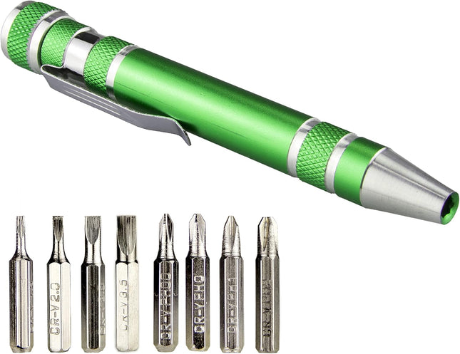 8 in 1 Mini Screwdriver Set – Magnetic, Compact Repair Tools for EDC & Home Use