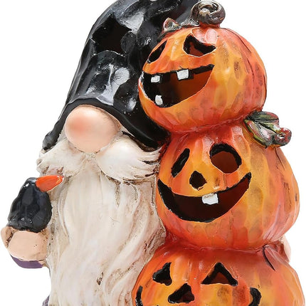 Hodao Fall Pumpkin Gnome Decor – Premium Halloween Swedish Elf Tabletop Figurine