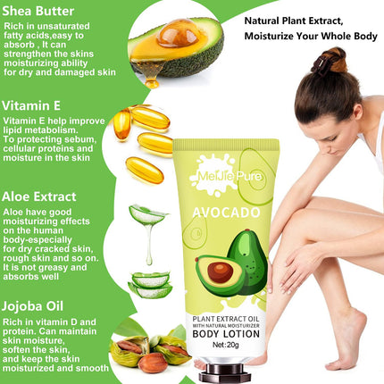20 Pack Body Lotion – Travel Size Moisturizer with Shea Butter for Women