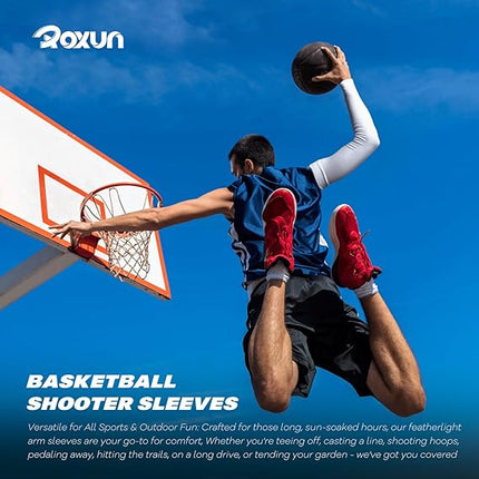 Cooling UV Arm Sleeves – Sun Protection Sports Compression for Men & Women