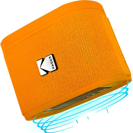 Portable Bluetooth Speaker, IPX4 Waterproof, 5H Playtime, Stackable, White