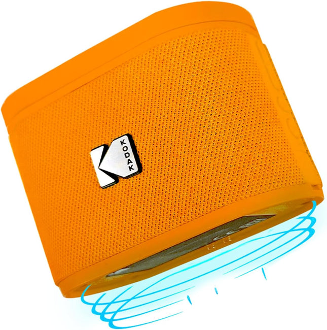 Portable Bluetooth Speaker, IPX4 Waterproof, 5H Playtime, Stackable, White