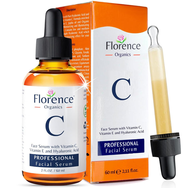 Vitamin C Face Serum – Anti-Aging with Hyaluronic Acid & Vitamin E