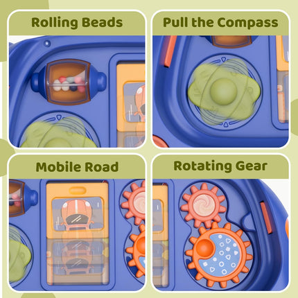 Baby Musical Steering Wheel Toy – Portable Sensory & Early Learning Fun